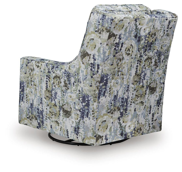 Dustinford Swivel Glider Accent Chair - alternate view 4