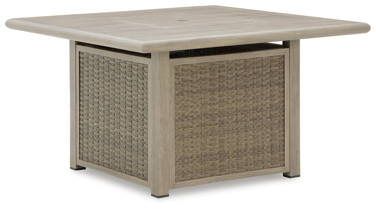 Cliff Trails Square Fire Pit Table - alternate view 2