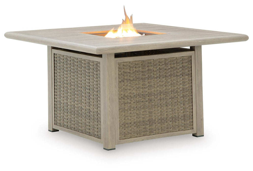 Cliff Trails Square Fire Pit Table - alternate view 3