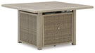 Cliff Trails Square Fire Pit Table - alternate view 5