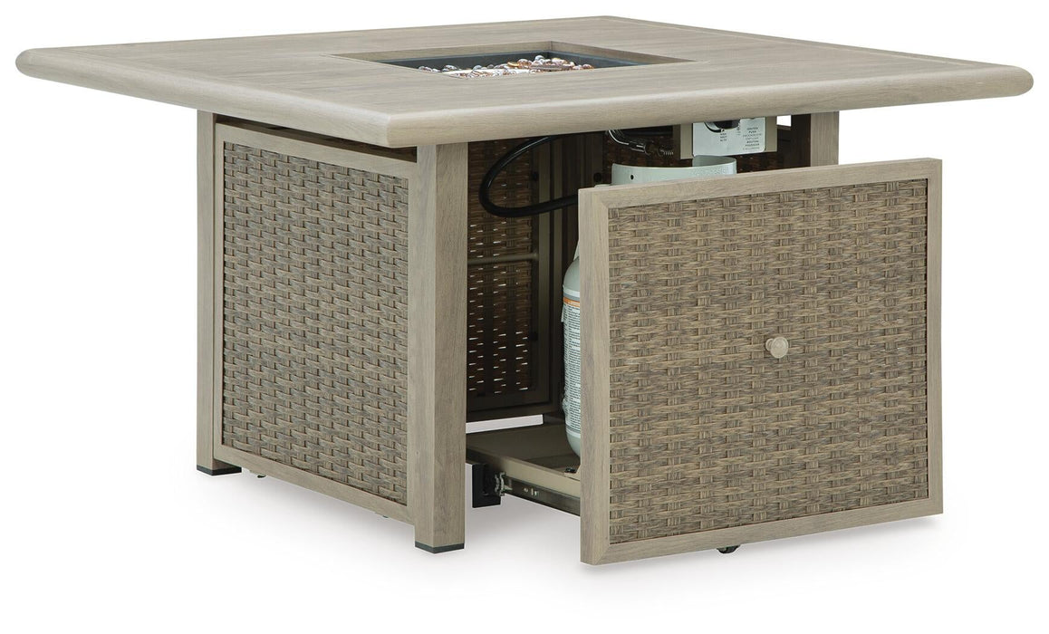 Cliff Trails Square Fire Pit Table - alternate view 6