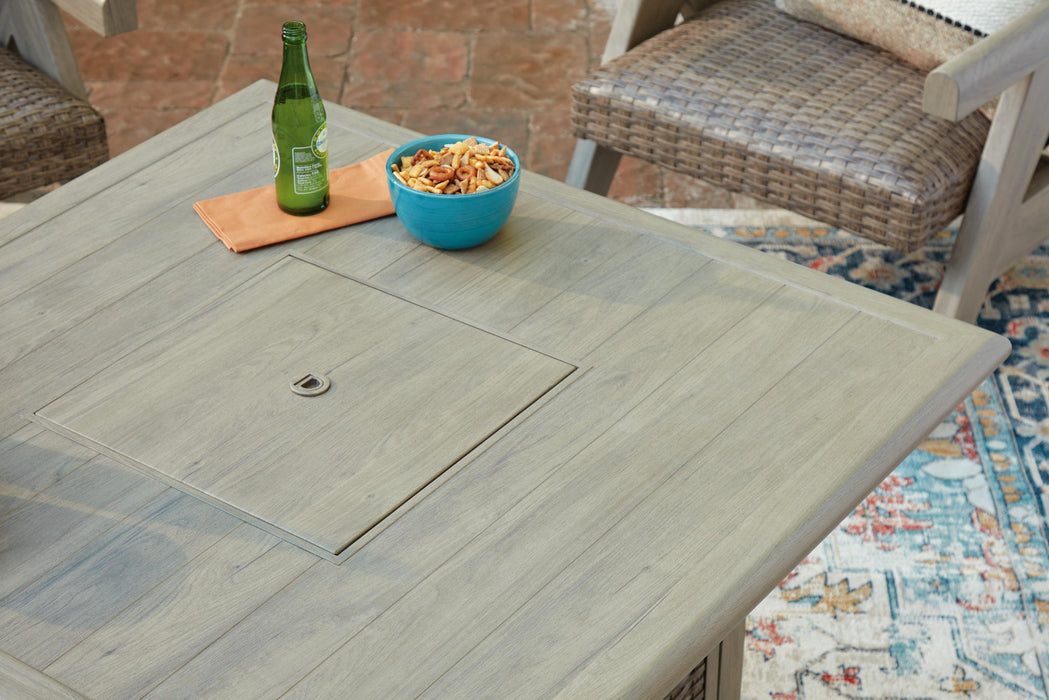 Cliff Trails Square Fire Pit Table - alternate view 8