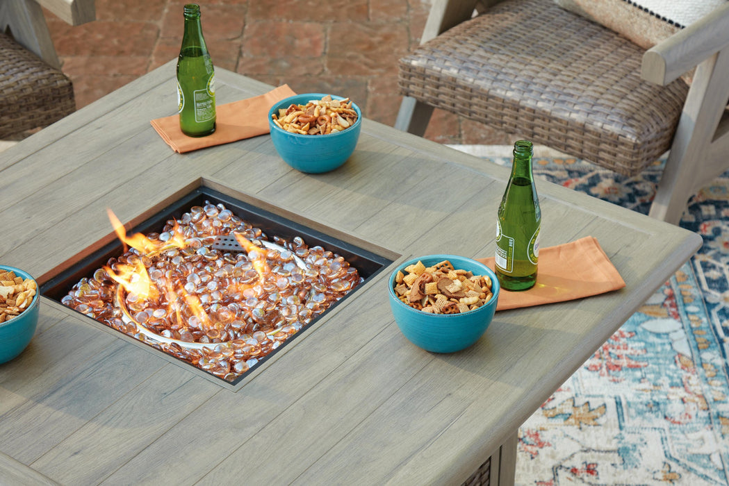 Cliff Trails Square Fire Pit Table - alternate view 9