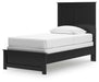 Maribel Twin Panel Bed - alternate view 4