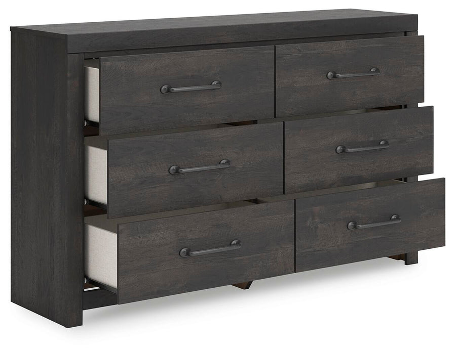 Hollivern Six Drawer Dresser - alternate view 4