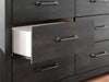Hollivern Six Drawer Dresser - alternate view 8