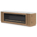Camdill 80" TV Stand with Electric Fireplace - alternate view 3