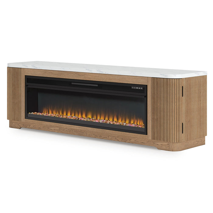Camdill 80" TV Stand with Electric Fireplace - alternate view 4