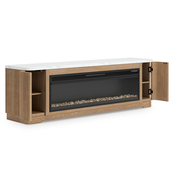Camdill 80" TV Stand with Electric Fireplace - alternate view 7