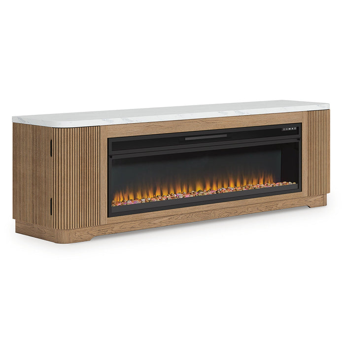 Camdill 80" TV Stand with Electric Fireplace - alternate view 6
