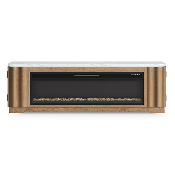 Camdill 80" TV Stand with Electric Fireplace - alternate view 9