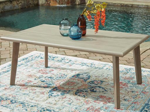 Cliff Trails RECT Dining Table w/UMB OPT