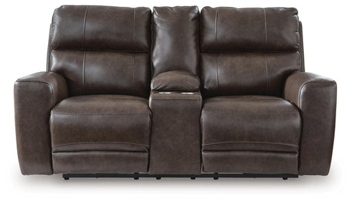 Crossplex PWR REC Loveseat/CON/ADJ HDRST - alternate view 2