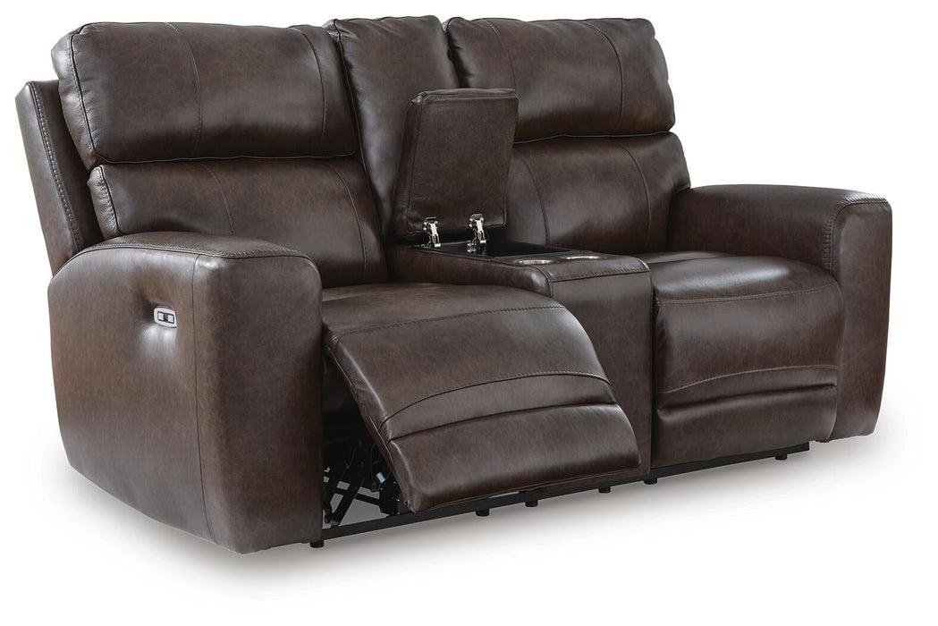 Crossplex PWR REC Loveseat/CON/ADJ HDRST - alternate view 3