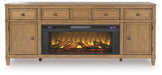 Sharlance 81" TV Stand with Electric Fireplace - alternate view 3