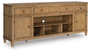 Sharlance XL TV Stand w/Fireplace Option - alternate view 2