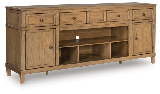 Sharlance XL TV Stand w/Fireplace Option - alternate view 2