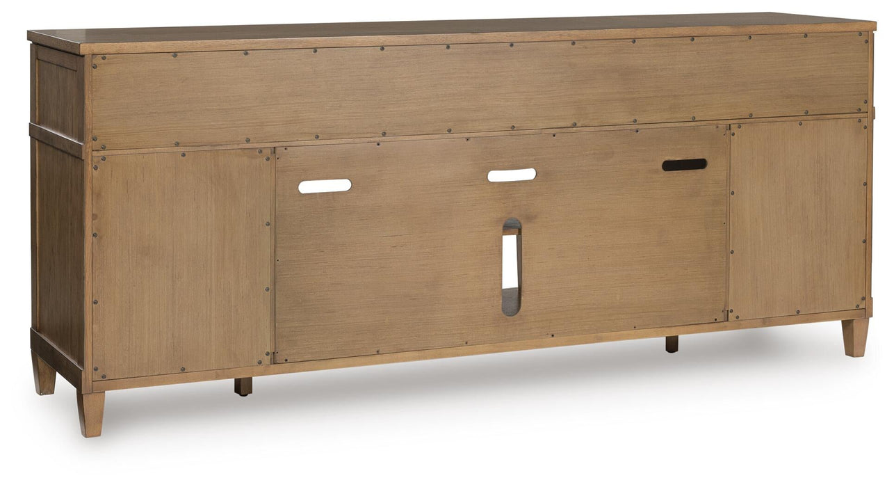 Sharlance XL TV Stand w/Fireplace Option - alternate view 5