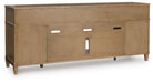 Sharlance XL TV Stand w/Fireplace Option - alternate view 5