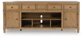 Sharlance XL TV Stand w/Fireplace Option - alternate view 4