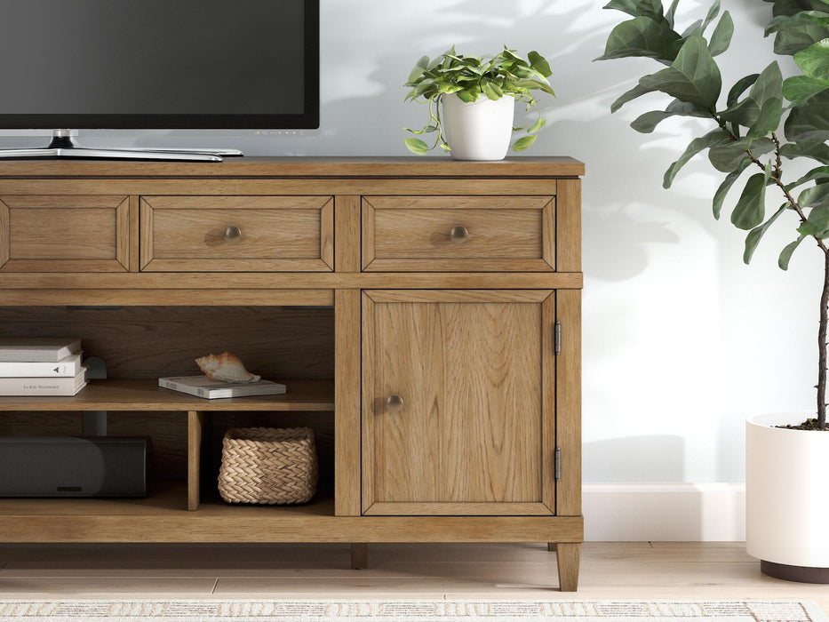 Sharlance XL TV Stand w/Fireplace Option - alternate view 8
