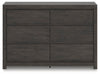 Fraluna Six Drawer Dresser - alternate view 5