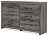 Graystorm Six Drawer Dresser - alternate view 3