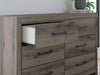 Graystorm Six Drawer Dresser - alternate view 8