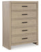 Calmoro Five Drawer Chest - alternate view 2