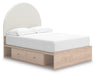 Arloster Full Upholstered Panel Bed with Storage - alternate view 2