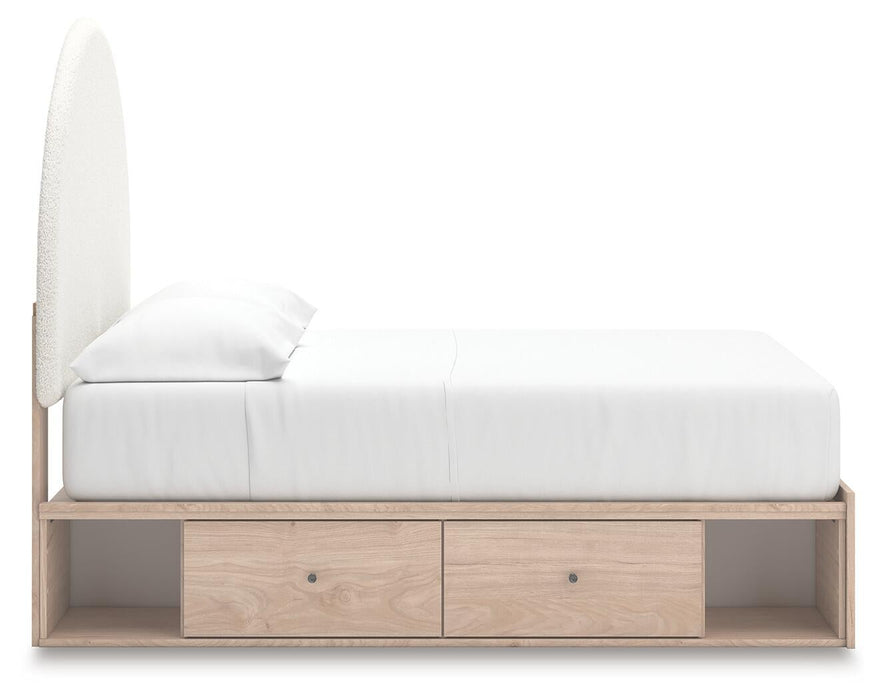 Arloster Full Upholstered Panel Bed with Storage - alternate view 9
