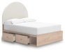 Arloster Full Upholstered Panel Bed with Storage - alternate view 5