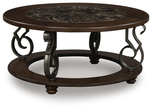 Frallyn Round Cocktail Table - alternate view 2