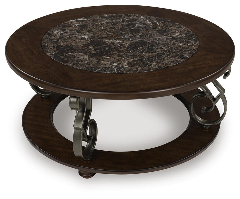 Frallyn Round Cocktail Table - alternate view 3