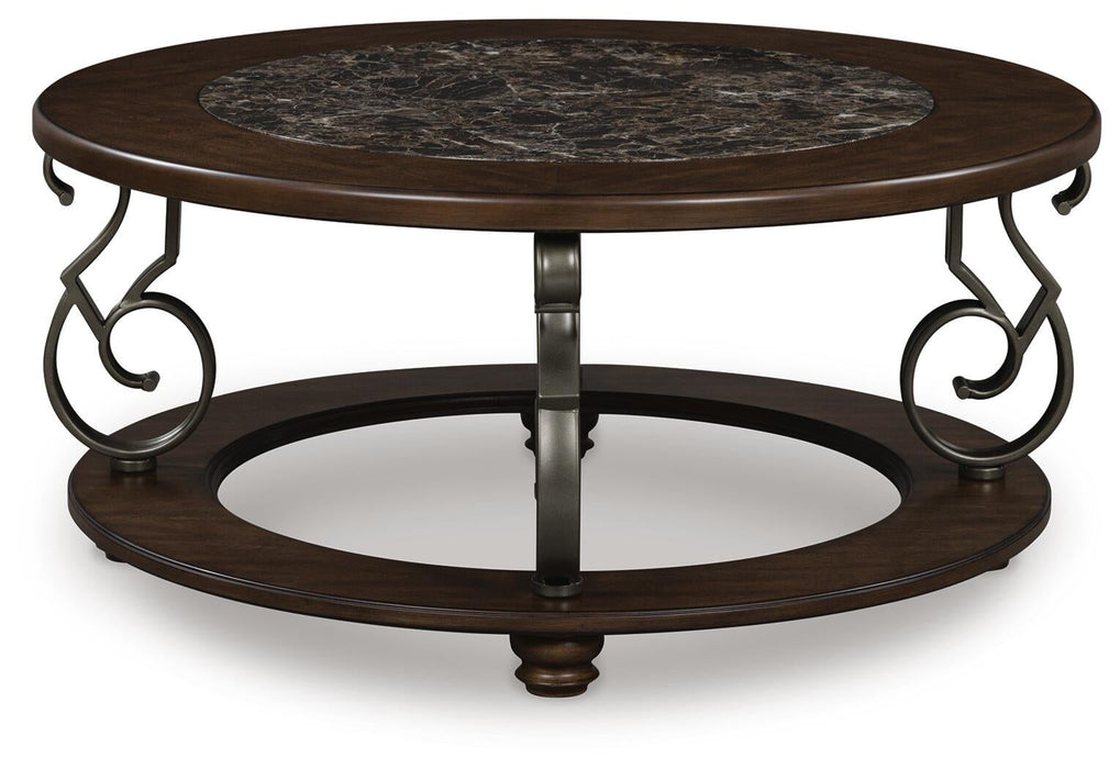 Frallyn Round Cocktail Table - alternate view 4