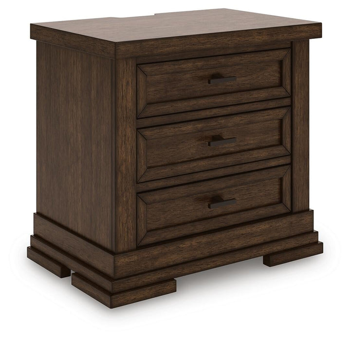 Taffenbrook Three Drawer Night Stand - alternate view 2