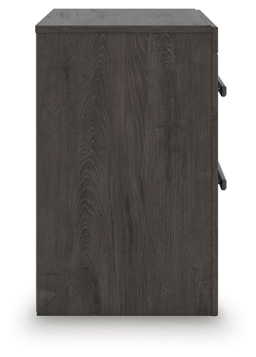 Prendonea Two Drawer Night Stand - alternate view 7