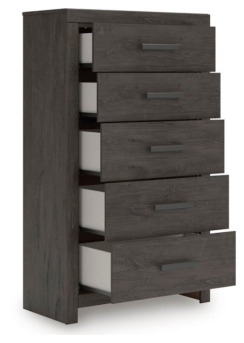 Prendonea Five Drawer Chest - alternate view 4
