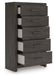 Prendonea Five Drawer Chest - alternate view 4