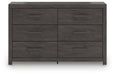 Prendonea Six Drawer Dresser - alternate view 2