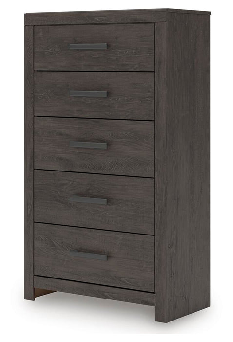 Prendonea Five Drawer Chest - alternate view 3