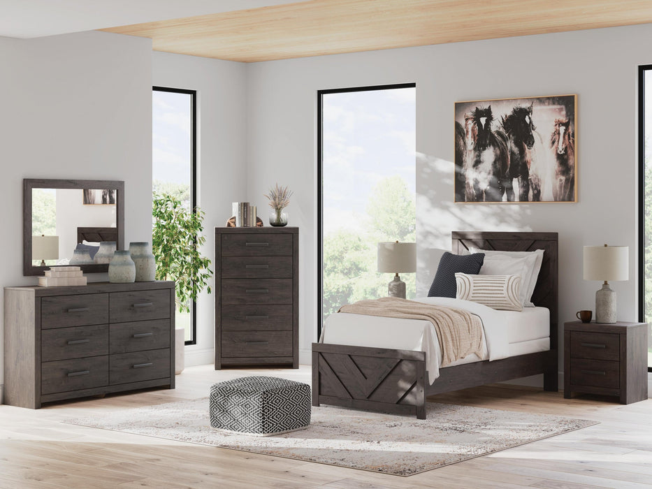 Prendonea Two Drawer Night Stand - alternate view 6
