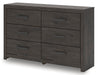 Prendonea Six Drawer Dresser - alternate view 5