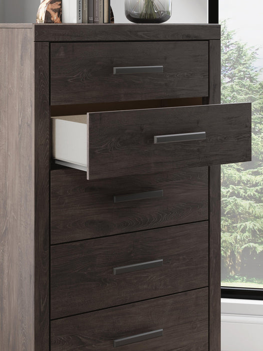 Prendonea Five Drawer Chest - alternate view 8