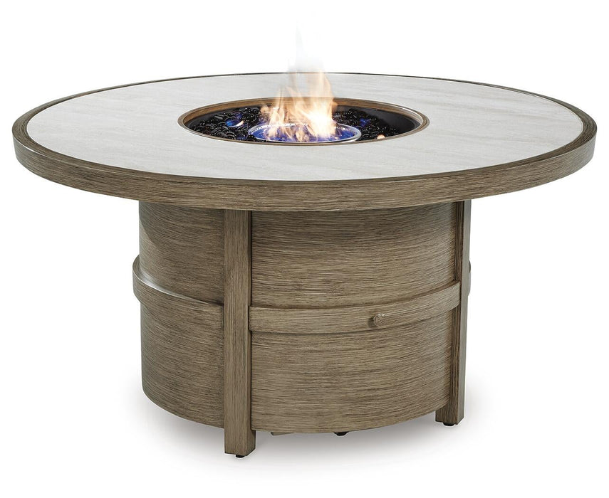Rainier Ranch Round Fire Pit Table - alternate view 3