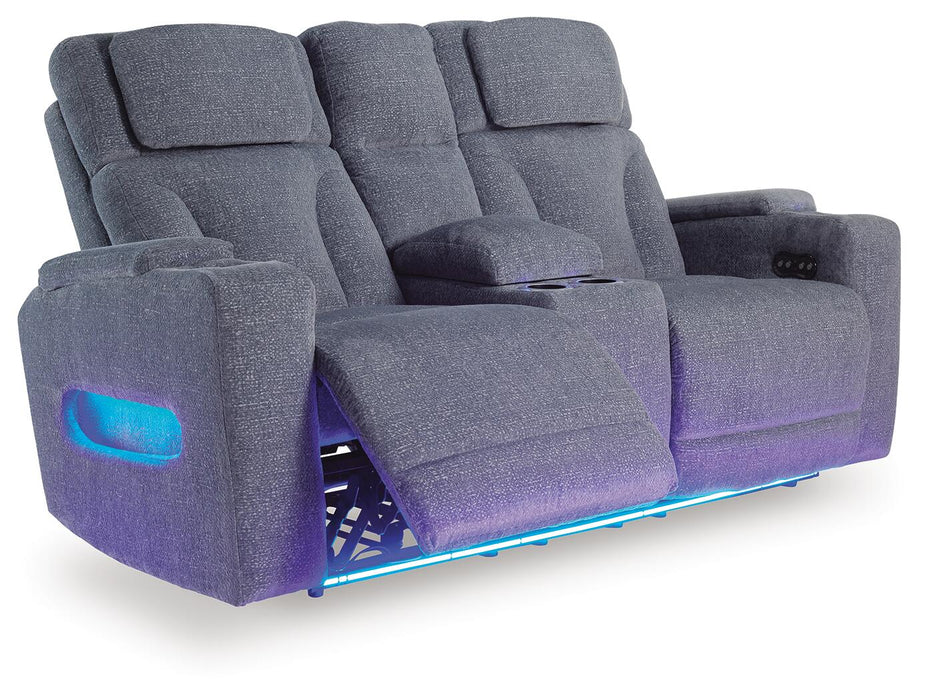 Studio Cave PWR REC Loveseat/CON/ADJ HDRST - alternate view 3