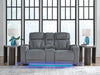 Studio Cave PWR REC Loveseat/CON/ADJ HDRST