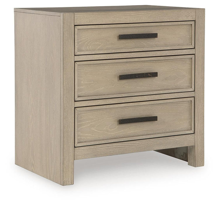 Calmoro Three Drawer Night Stand - alternate view 2