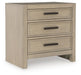 Calmoro Three Drawer Night Stand - alternate view 2