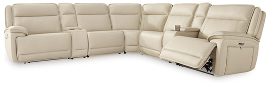 Double Deal 7-Piece Reclining Sectional with 2 Consoles - alternate view 2
